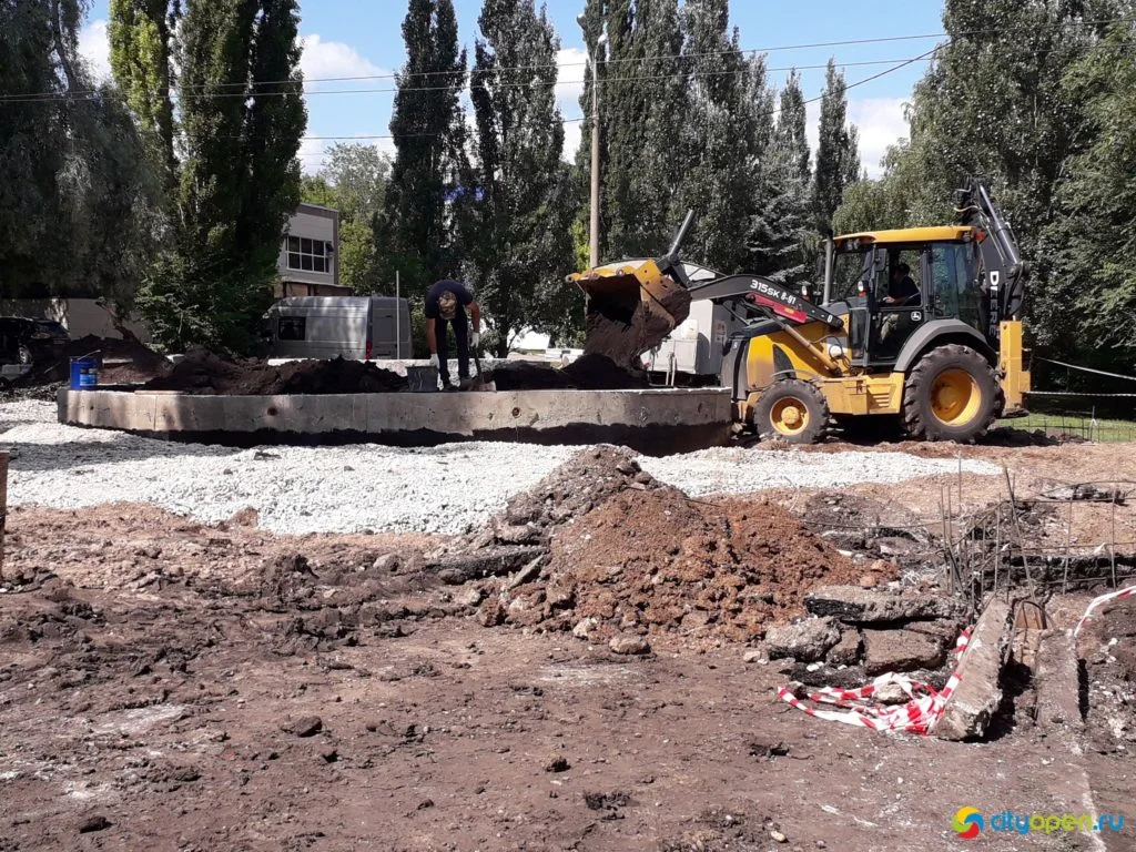 Реконструкция набережной в Стерлитамаке. 26-й день