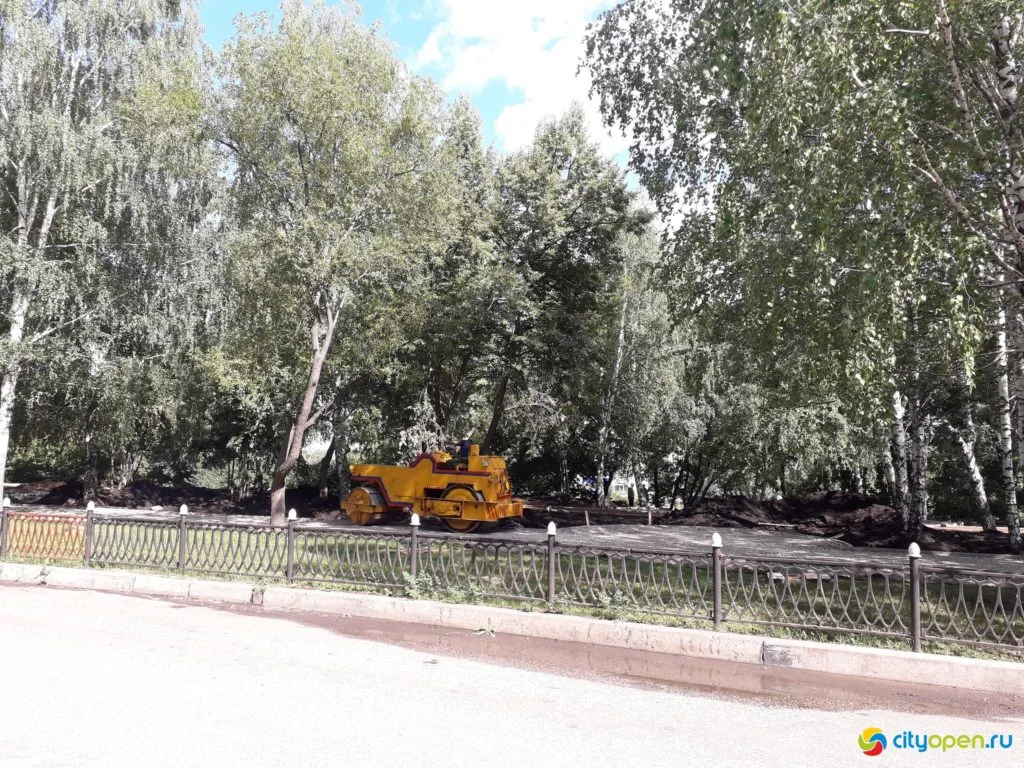 Реконструкция набережной в Стерлитамаке. 26-й день