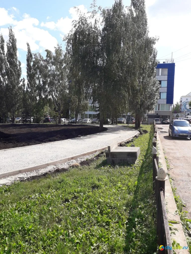 Реконструкция набережной в Стерлитамаке. 26-й день