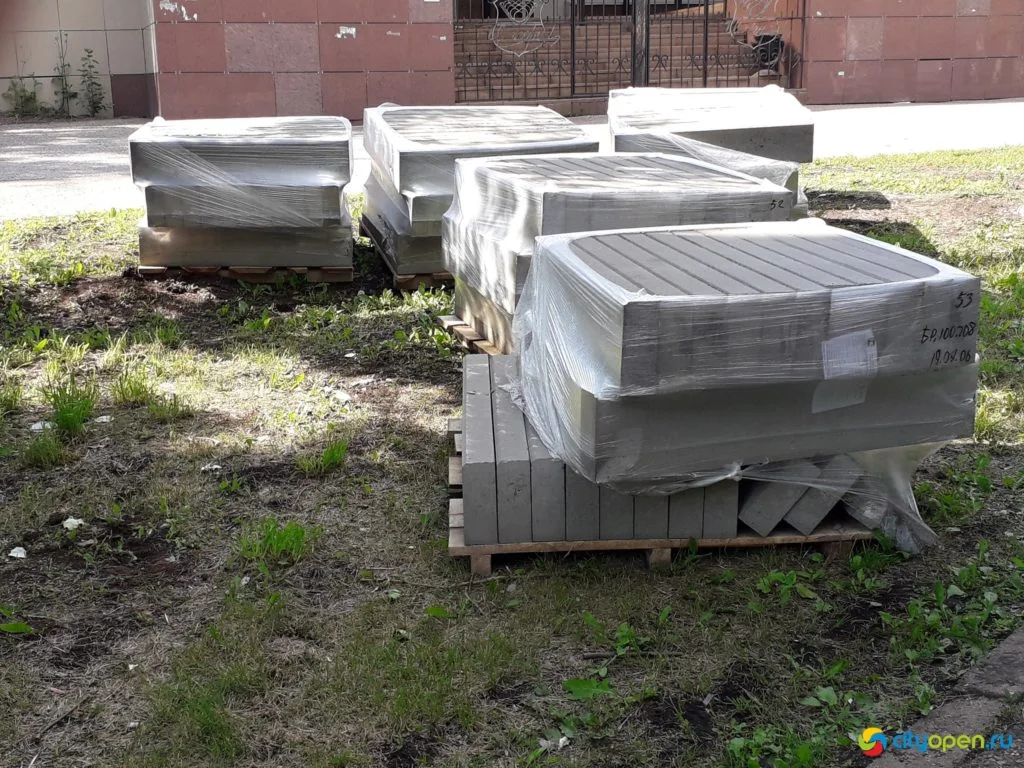 Реконструкция набережной в Стерлитамаке. 26-й день
