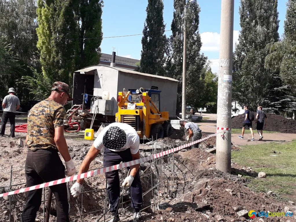 Реконструкция набережной в Стерлитамаке. 26-й день