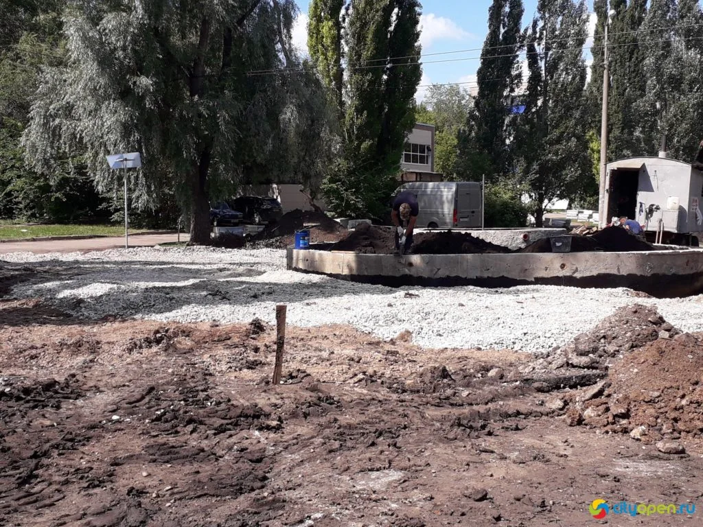 Реконструкция набережной в Стерлитамаке. 26-й день