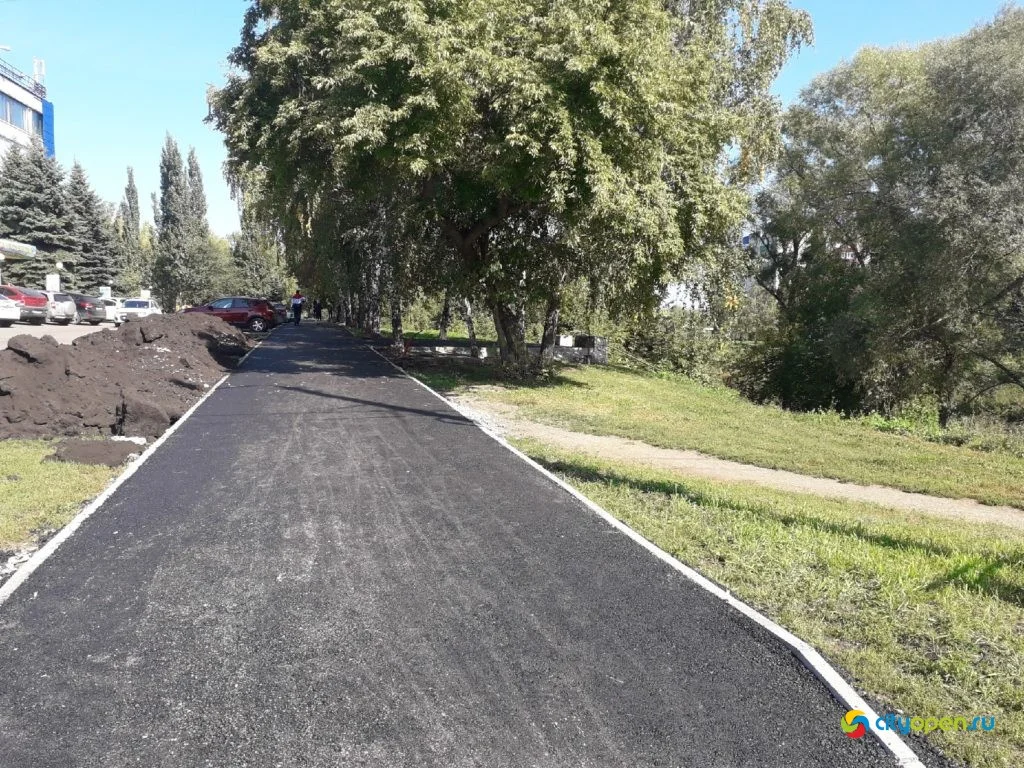 Реконструкция набережной в Стерлитамаке. 81-й день
