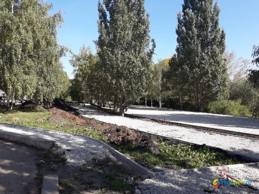 Реконструкция набережной в Стерлитамаке. 81-й день