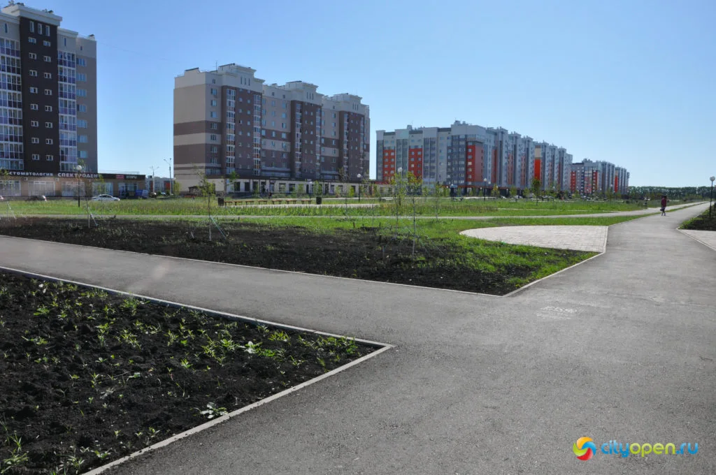 Где погулять в Стерлитамаке: аллея в продолжении проспекта Октября