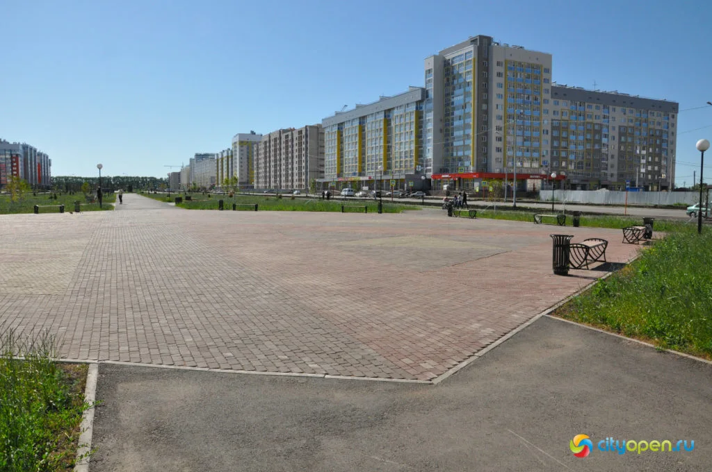 Где погулять в Стерлитамаке: аллея в продолжении проспекта Октября