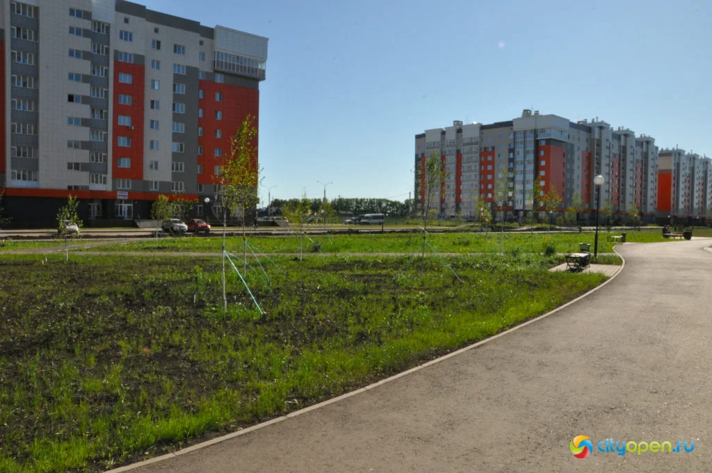 Где погулять в Стерлитамаке: аллея в продолжении проспекта Октября