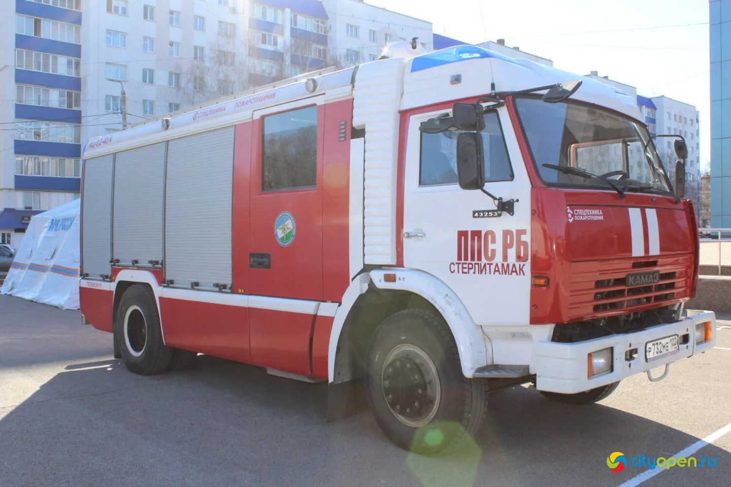 30/03/23 Республиканские соревнования по проведению работ при ликвидации ЧС на автотранспорте | Стерлитамак. Площадь перед ГДК