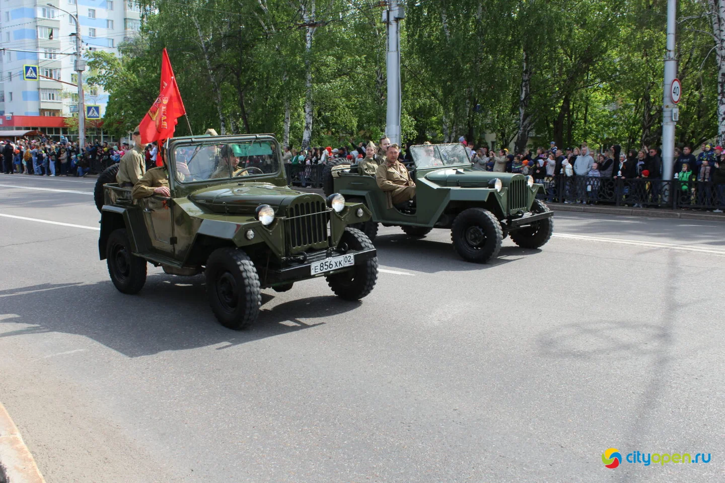 9/05/23 День Победы в Стерлитамаке | Возложение цветов и шествие