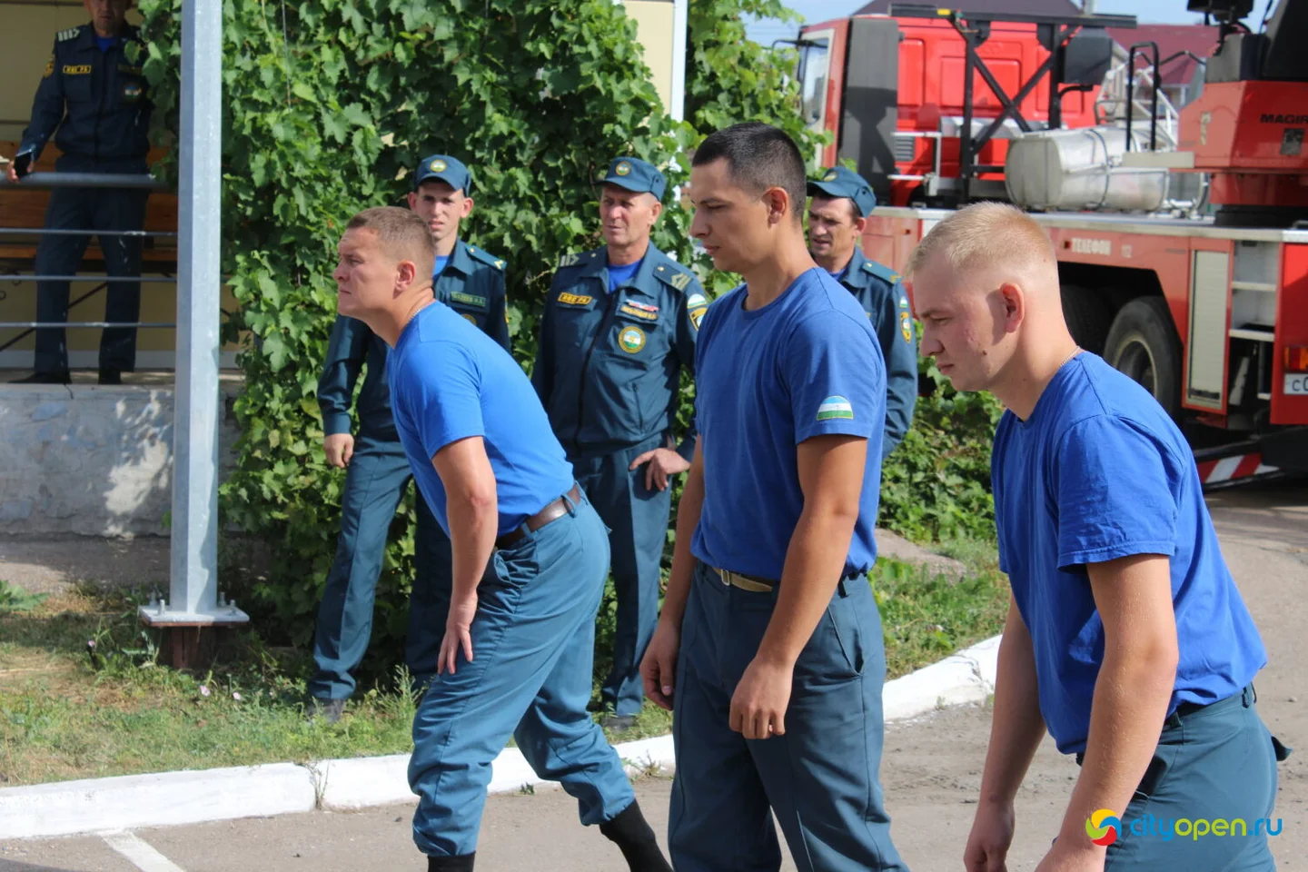 17/08/23 Республиканские соревнования по боевому развертыванию среди пожарных Госкомитета РБ по ЧС
