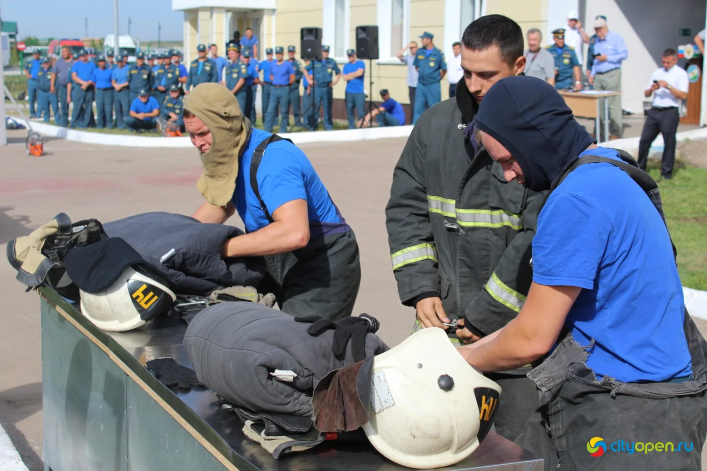 17/08/23 Республиканские соревнования по боевому развертыванию среди пожарных Госкомитета РБ по ЧС