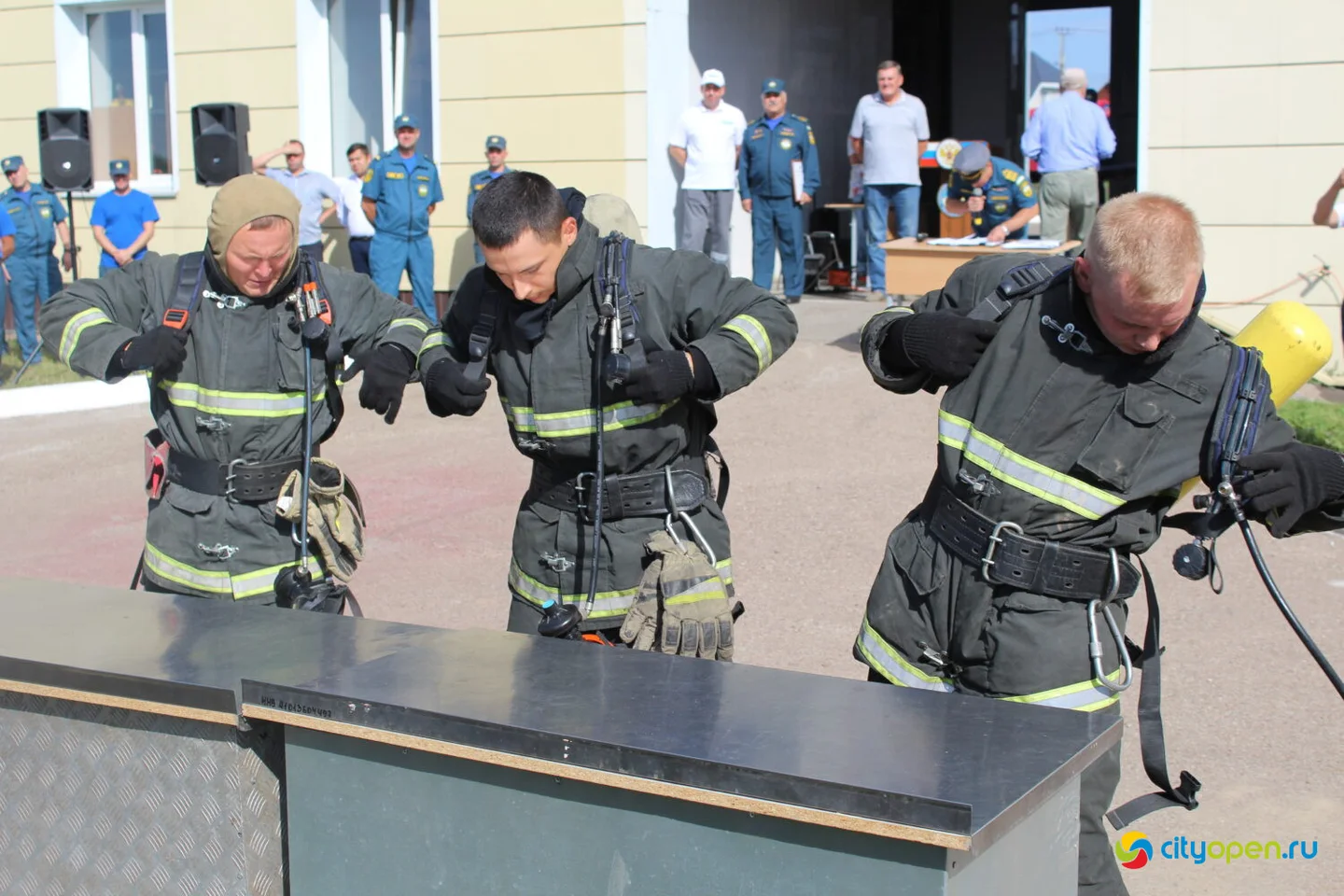17/08/23 Республиканские соревнования по боевому развертыванию среди пожарных Госкомитета РБ по ЧС