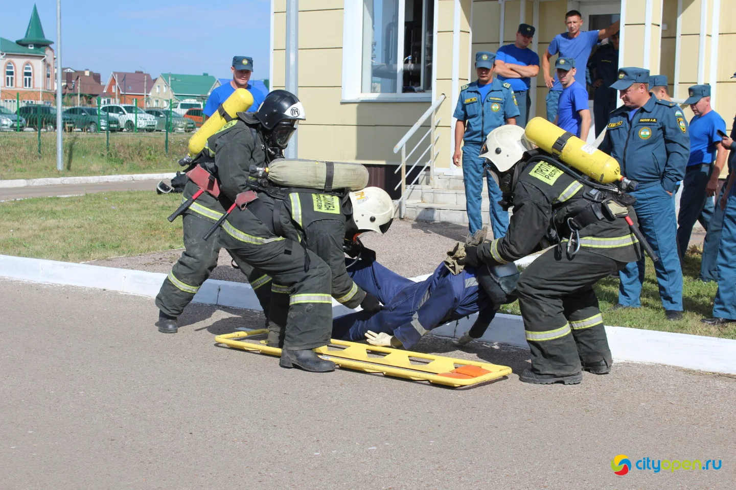 17/08/23 Республиканские соревнования по боевому развертыванию среди пожарных Госкомитета РБ по ЧС