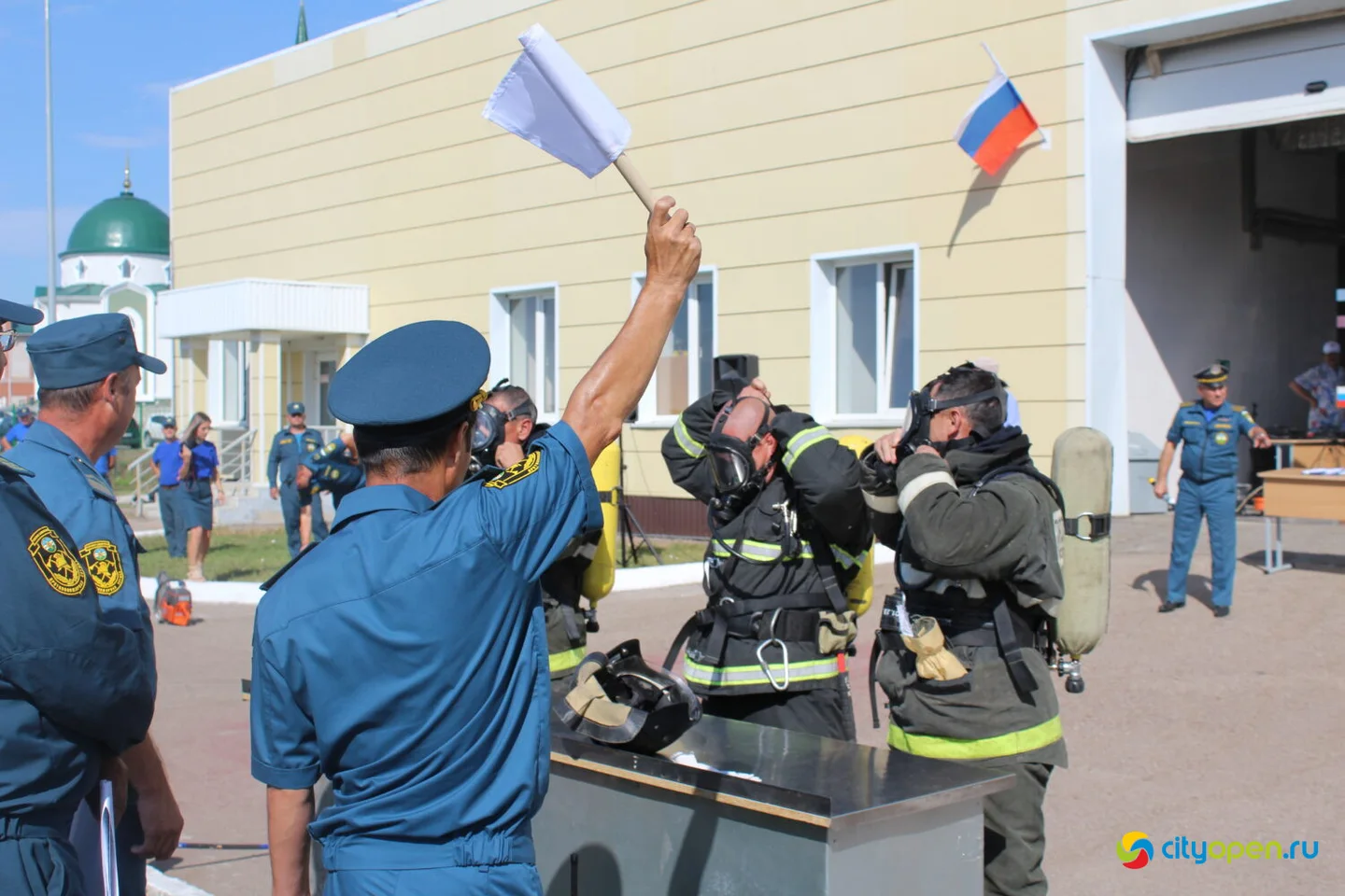 17/08/23 Республиканские соревнования по боевому развертыванию среди пожарных Госкомитета РБ по ЧС
