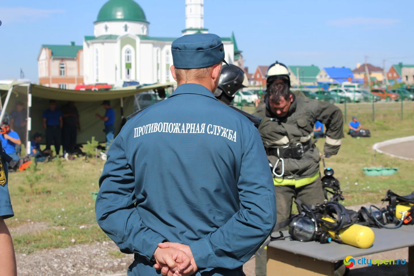17/08/23 Республиканские соревнования по боевому развертыванию среди пожарных Госкомитета РБ по ЧС