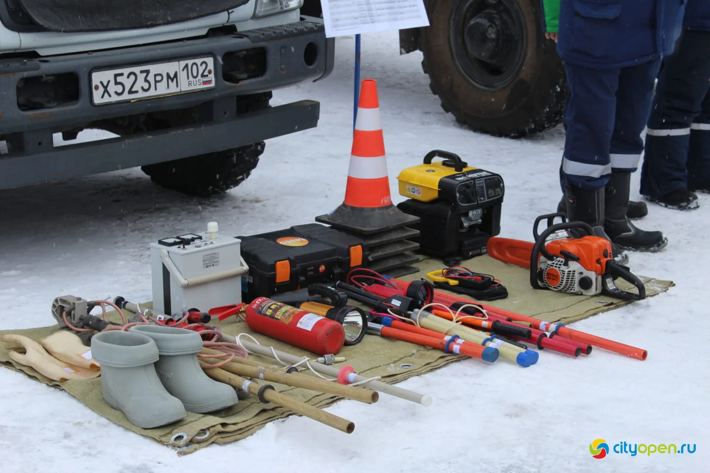 30/01/24 Смотр сил и средств аварийно-спасательного звена Стерлитамака | ГДК