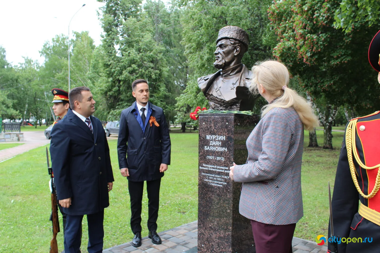 29/06/24 Открытие бюста «Черного генерала» Даяна Мурзина | Сквер им. Жукова