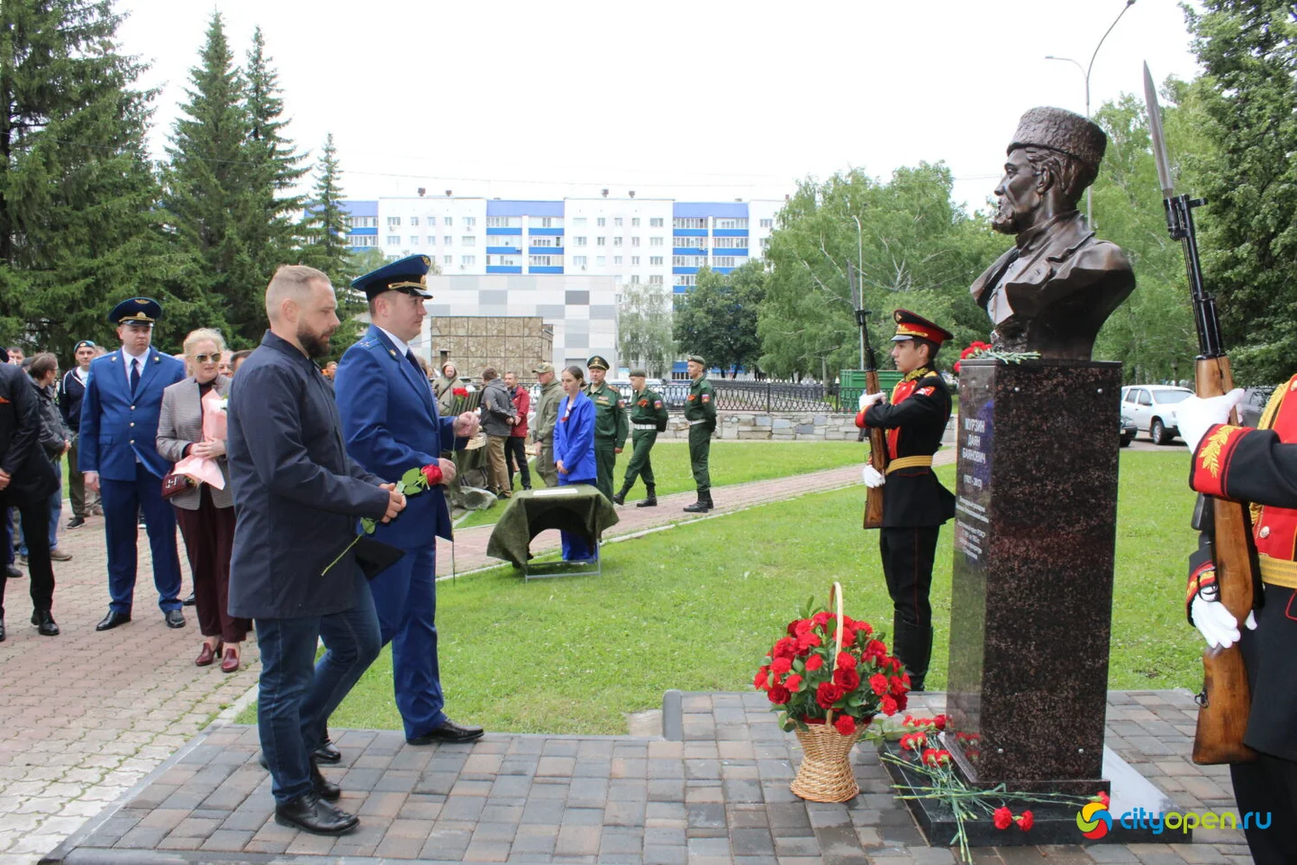 29/06/24 Открытие бюста «Черного генерала» Даяна Мурзина | Сквер им. Жукова