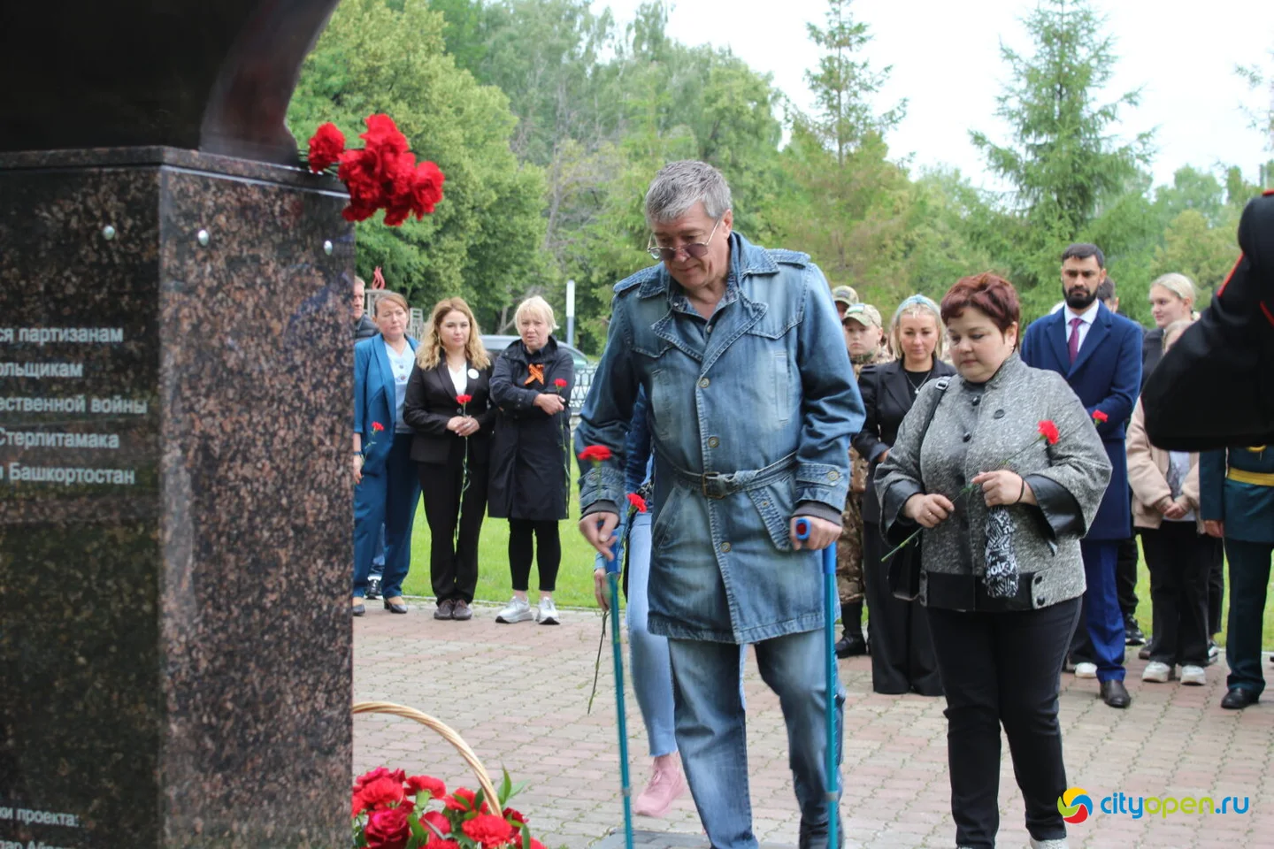 29/06/24 Открытие бюста «Черного генерала» Даяна Мурзина | Сквер им. Жукова