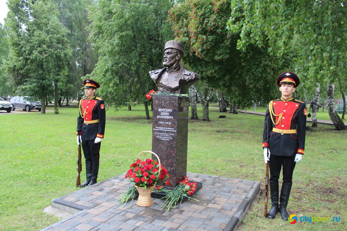 29/06/24 Открытие бюста «Черного генерала» Даяна Мурзина | Сквер им. Жукова