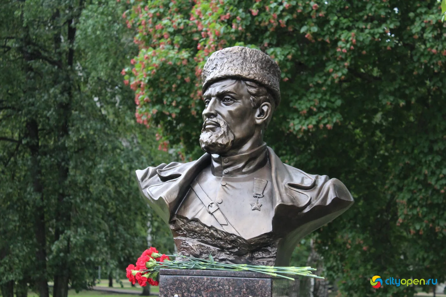 29/06/24 Открытие бюста «Черного генерала» Даяна Мурзина | Сквер им. Жукова