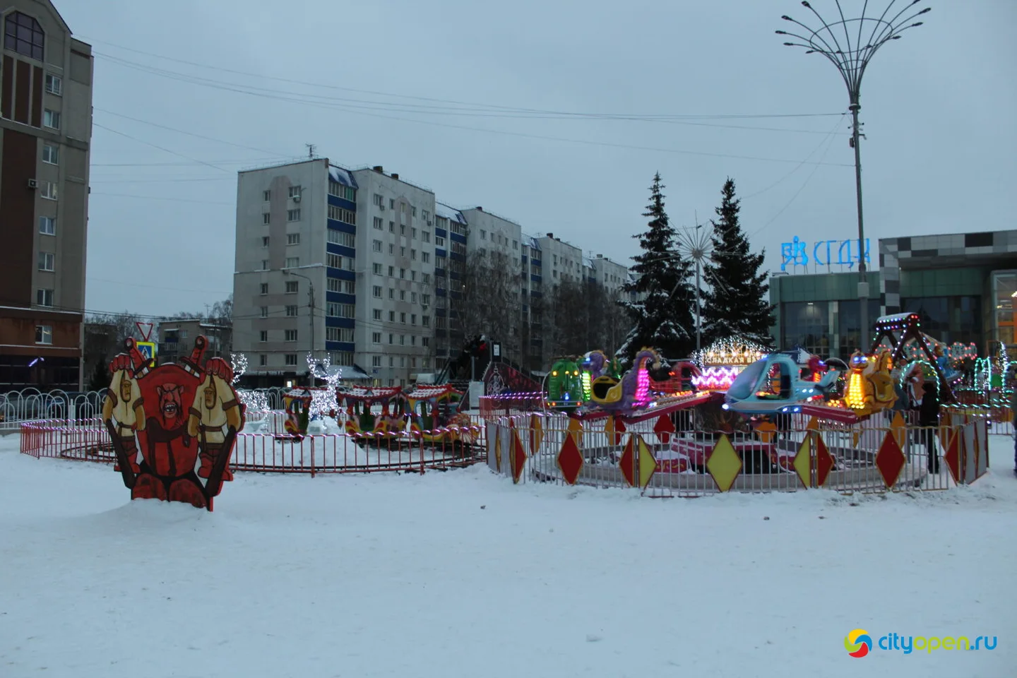 22/12/25 Открытие новогоднего городка на площади перед ГДК