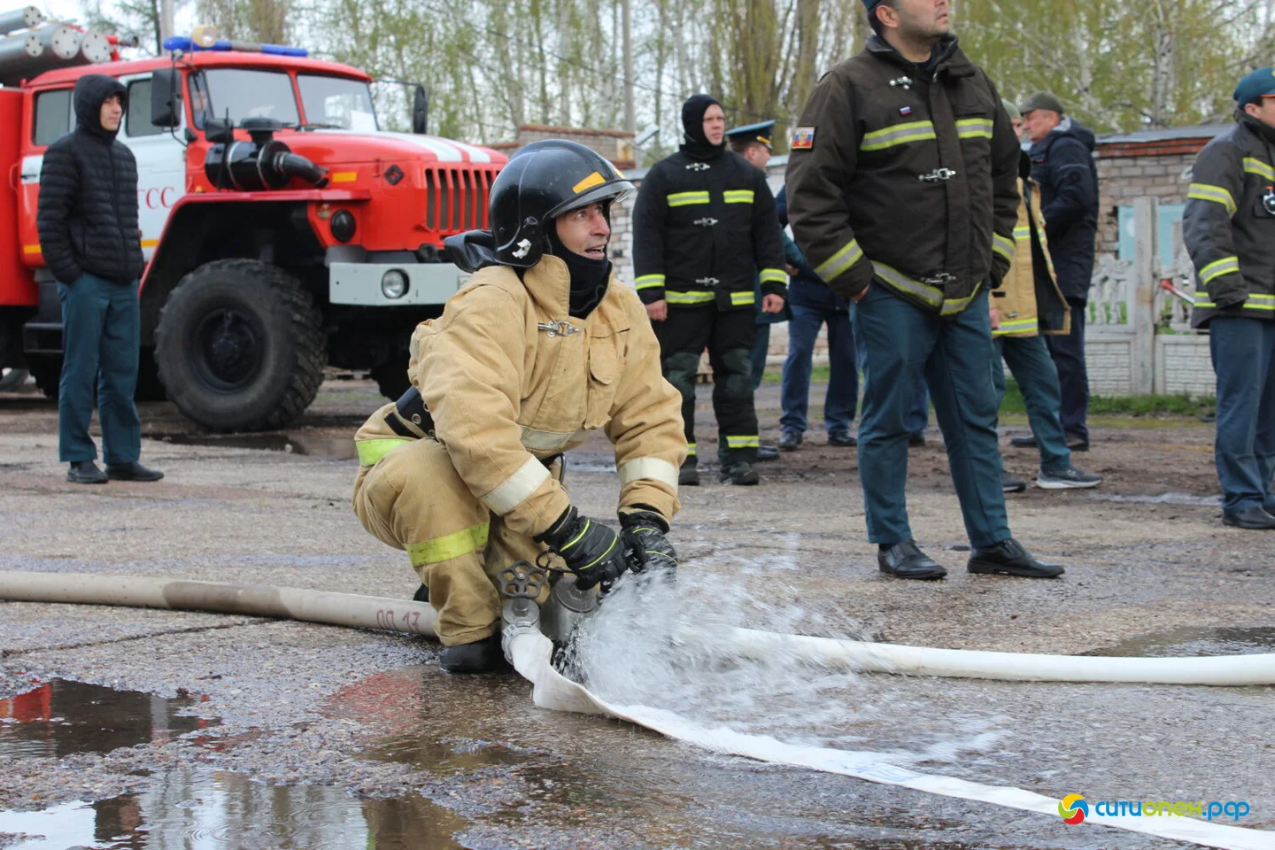 24/04/26 Соревнования по боевому развертыванию среди подразделений Стерлитамакского пожарно-спасательного гарнизона