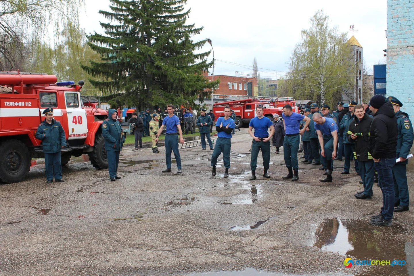 24/04/26 Соревнования по боевому развертыванию среди подразделений Стерлитамакского пожарно-спасательного гарнизона
