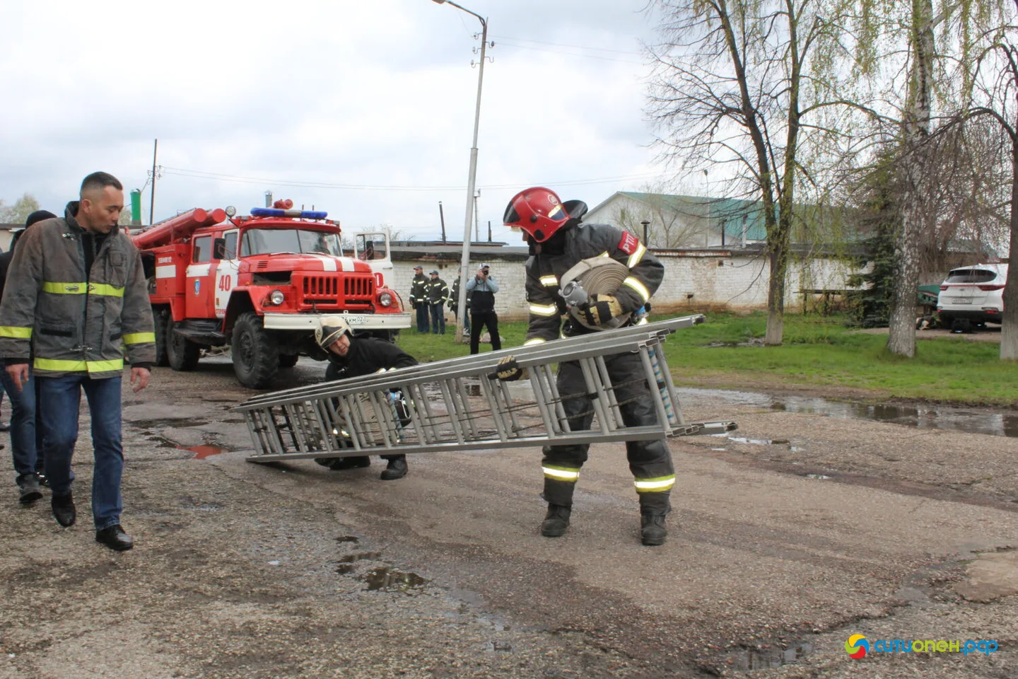 24/04/26 Соревнования по боевому развертыванию среди подразделений Стерлитамакского пожарно-спасательного гарнизона