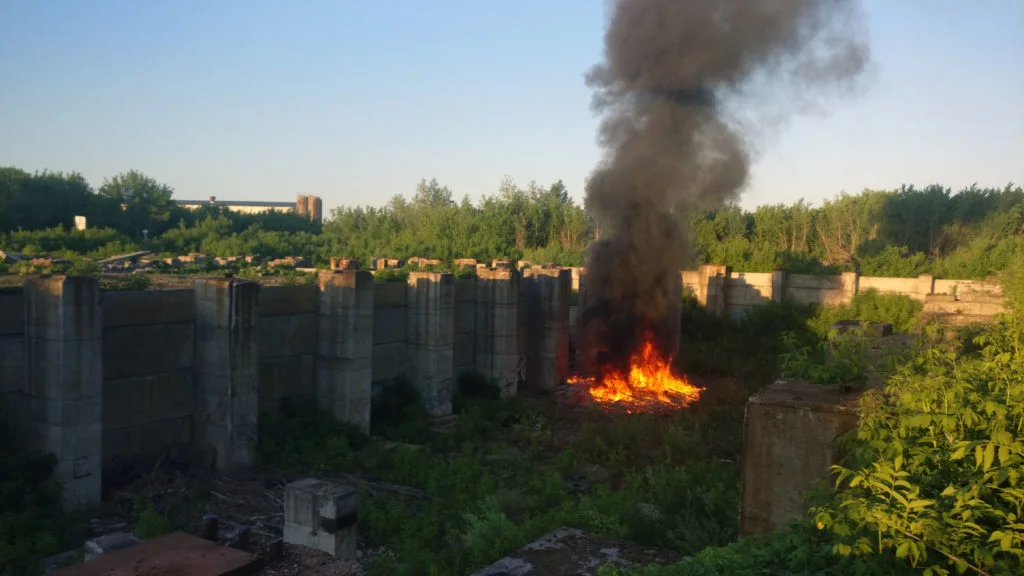 Что горело на ул. Элеваторной в Стерлитамаке