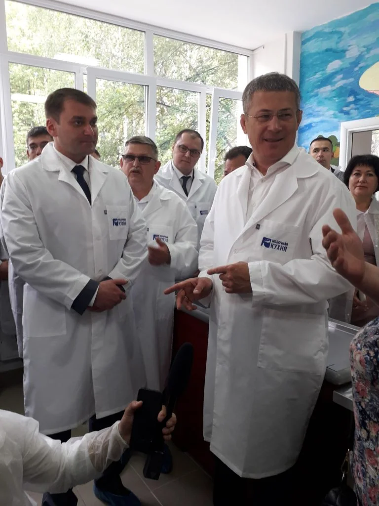 Сегодня утром в Стерлитамаке состоялось торжественное открытие молочной кухни