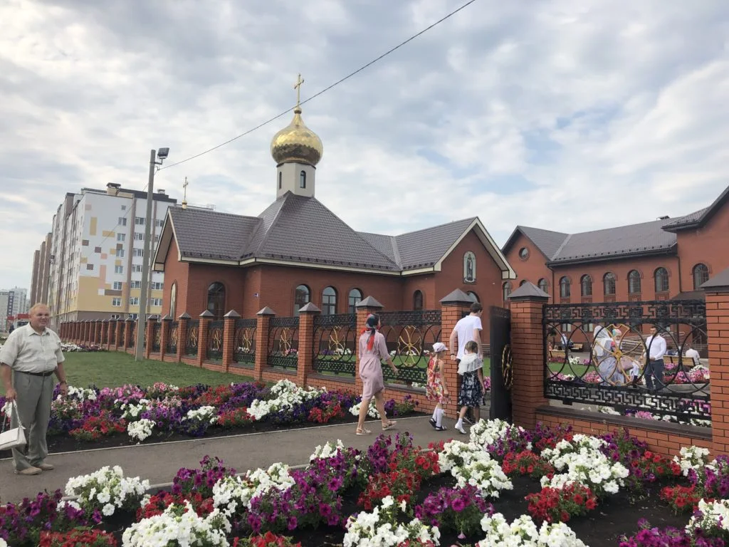 В стенах строящегося Казанского Собора пройдёт первая служба