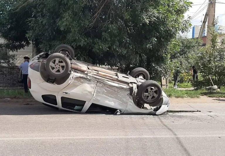 В Стерлитамаке перевернулся «Renault». Водитель погиб