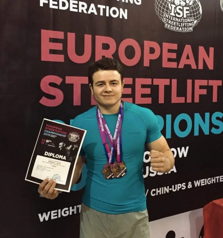 Стритлифтер из Стерлитамака стал чемпионом Европы