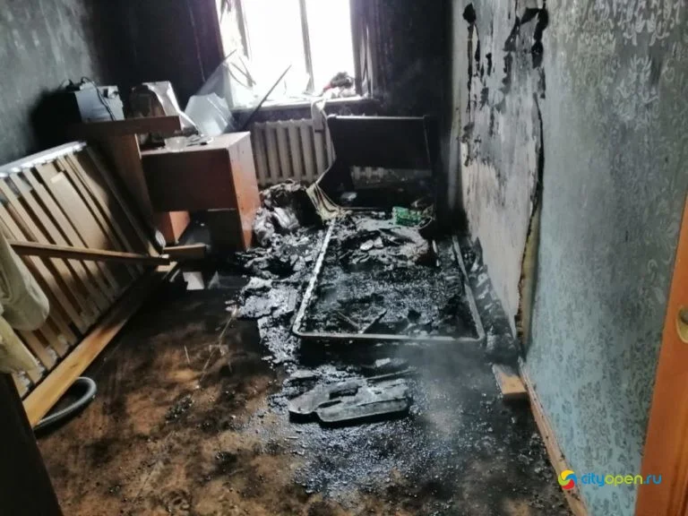Подробности пожара в Стерлитамаке по Коммунистической