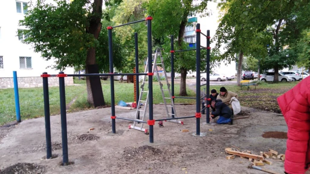 На воркаут-площадку в Стерлитамаке собирали средства по всей стране