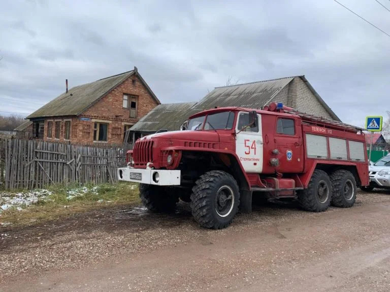 В Стерлитамакском районе при пожаре в доме скончался мужчина