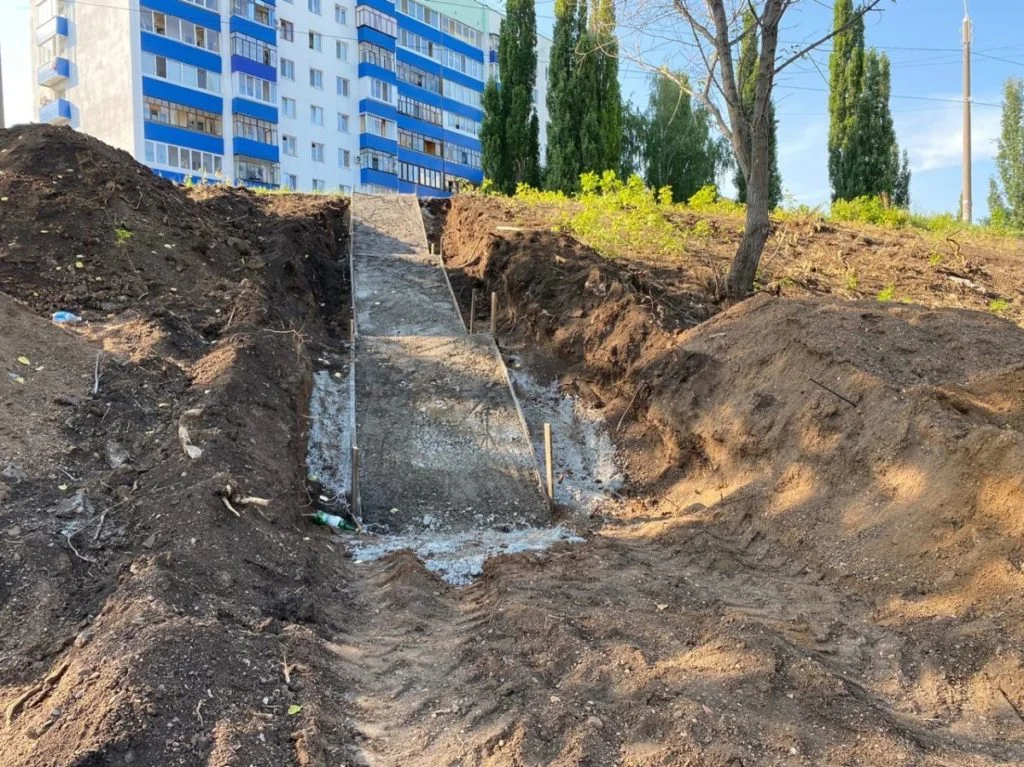 В Стерлитамаке началось строительство набережной Стерли вдоль Шафиева