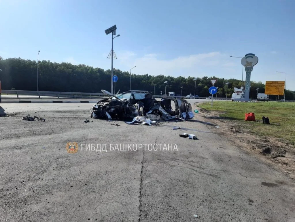 В Стерлитамакском районе в жутком ДТП погибли двое, в том числе ребенок
