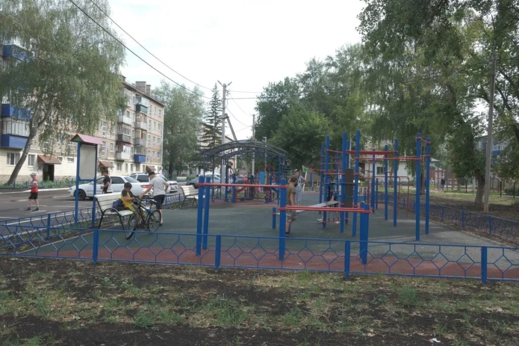 В Стерлитамаке завершили благоустройство «Башкирских двориков», идет приемка