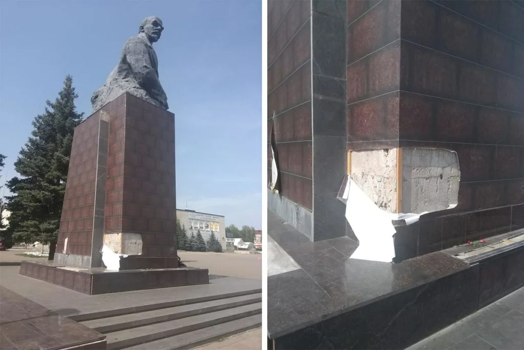 Реставрацию памятника Ленину в Стерлитамаке перенесли из-за подрядчика