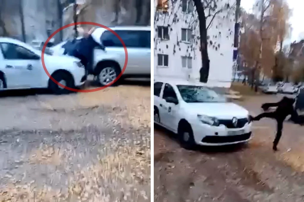 В Стерлитамаке мужчина в попытке разбить авто супруги едва не наехал на нее