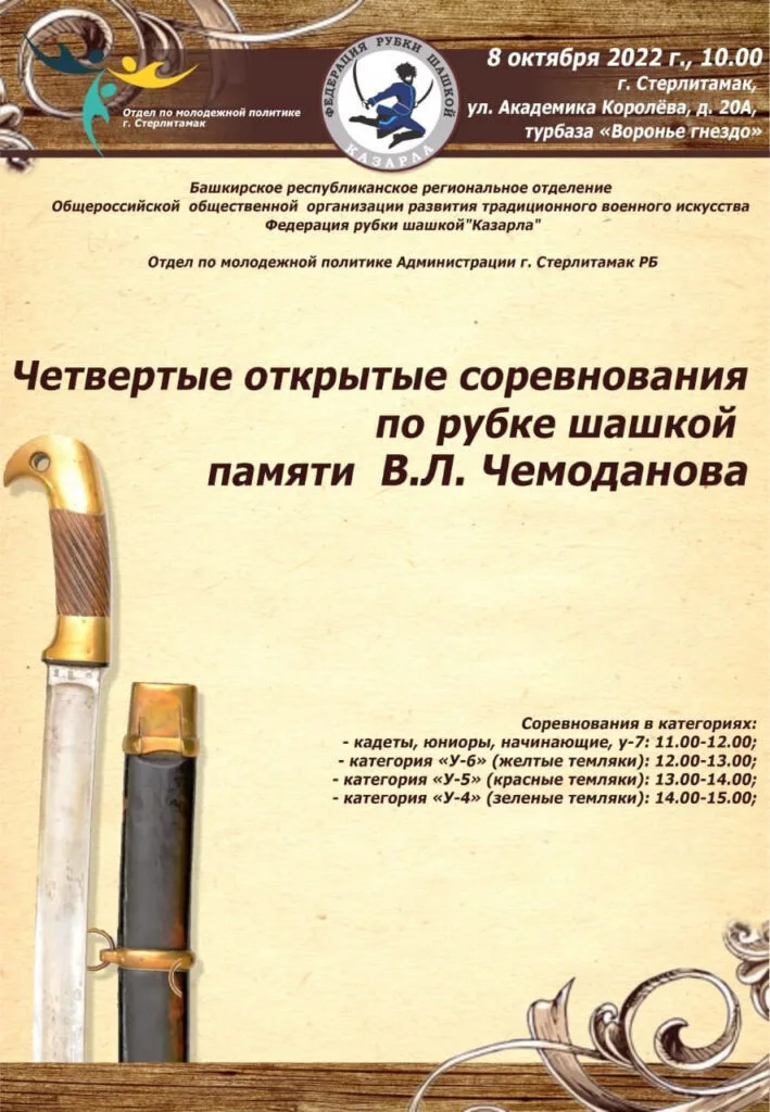 Соревнования по рубке шашкой