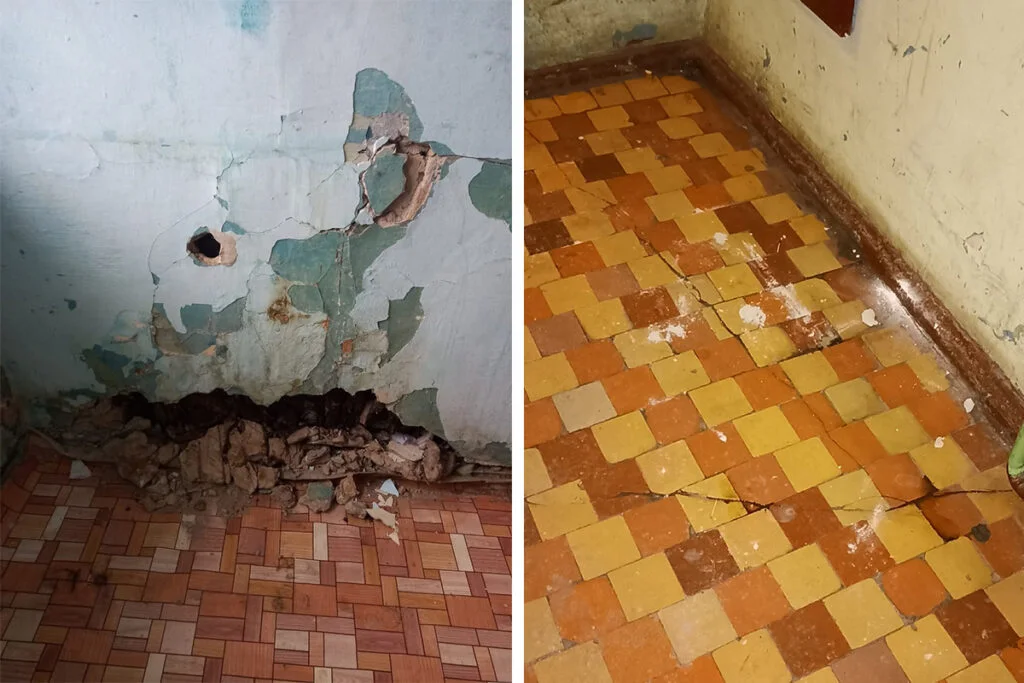 В Стерлитамаке на ул. Одесской рушится общежитие, жители бьют тревогу