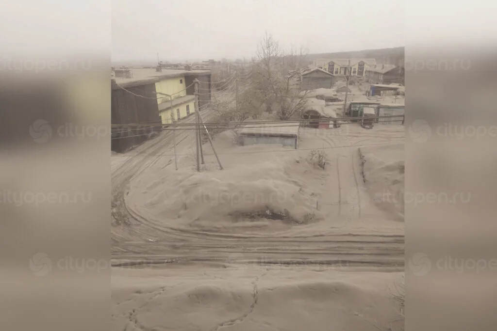 Уроженец Стерлитамака, находящийся на Камчатке, показал последствия извержения вулкана Шивелуч