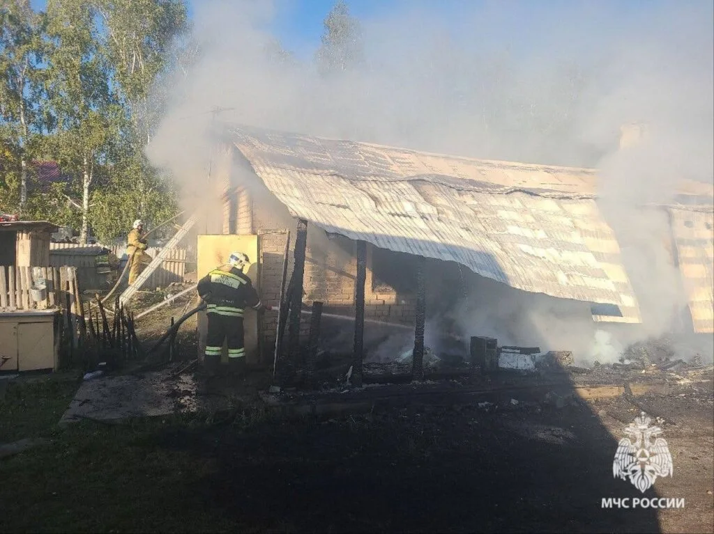 В Стерлитамакском районе в пожаре погиб мужчина
