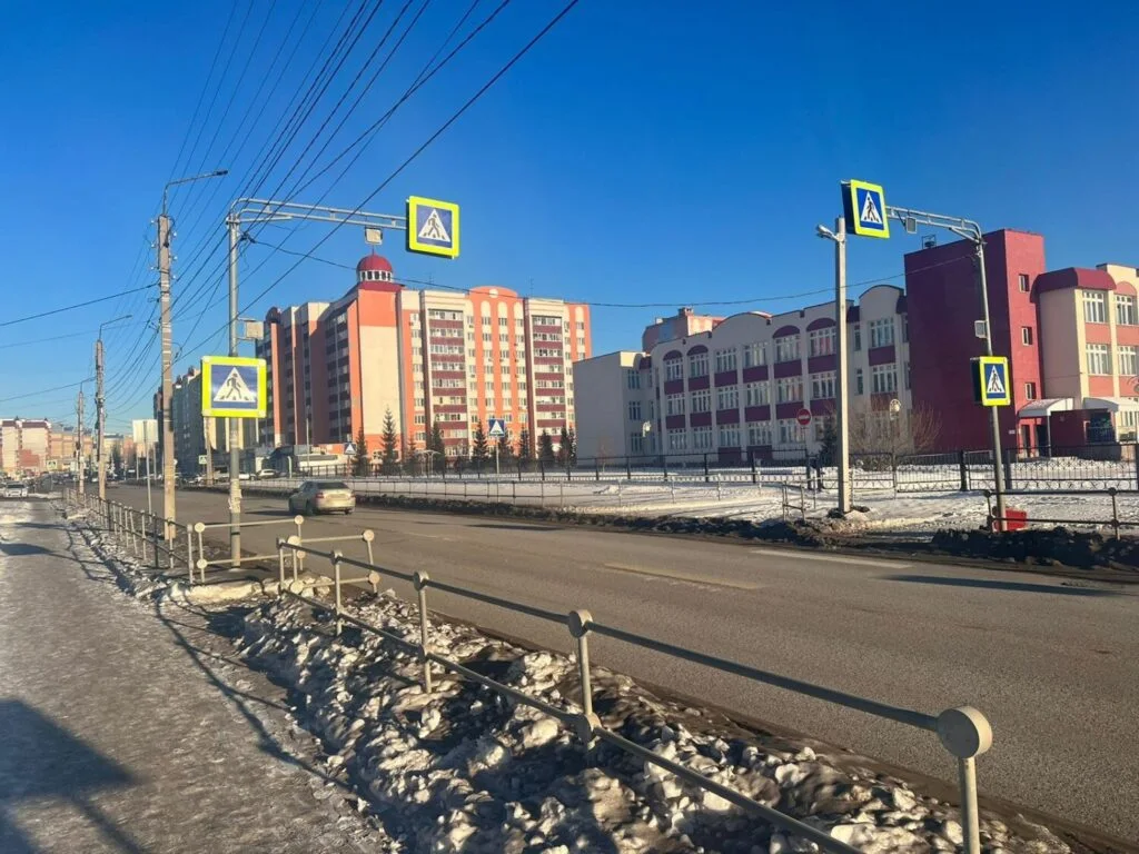 В Стерлитамаке проекторы на трех пешеходных переходах установят до конца 2023 года
