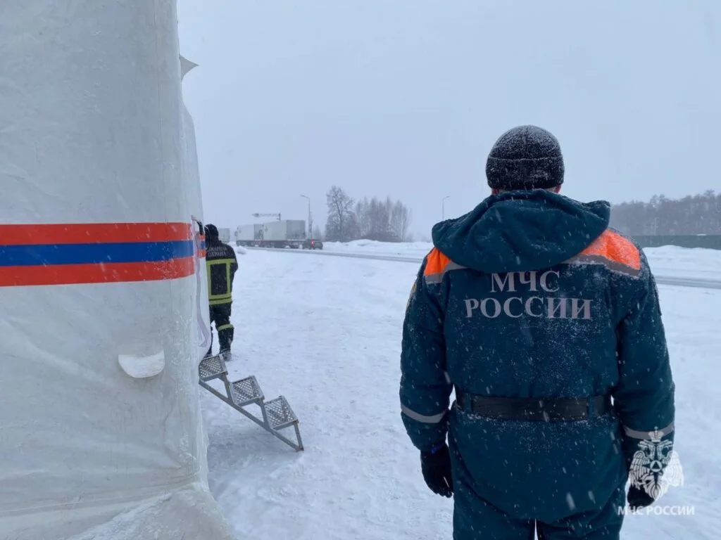 На трассе Уфа-Оренбург от д. Дубки до Стерлитамака ограничено движение