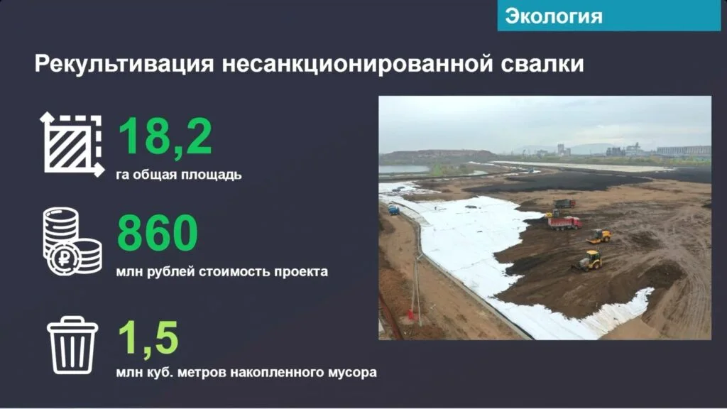 В Стерлитамаке на месте ликвидированной несанкционированной свалки стартует биологический этап