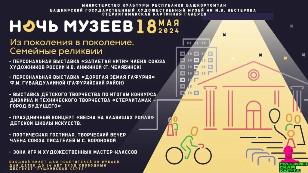 В картинной галерее Стерлитамака пройдет акция «Ночь музеев-2024»
